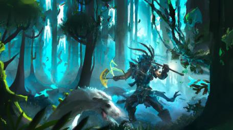Mythical Creature Battle wallpaper