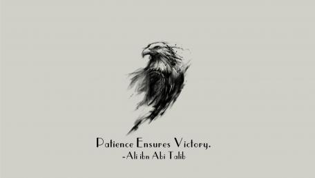 Patience Ensures Victory. wallpaper