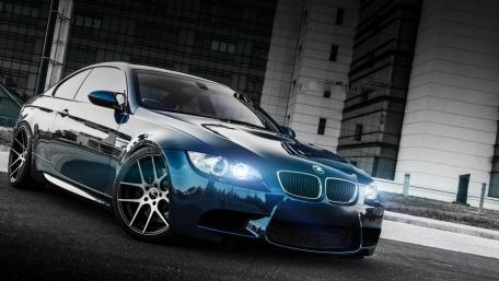 Sleek BMW M3 Front View Wallpaper wallpaper