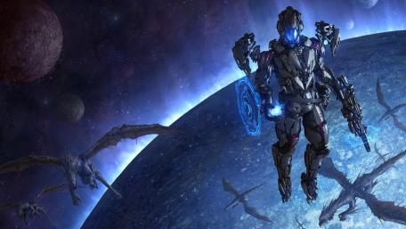 Futuristic Guardians of the Cosmos wallpaper