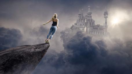 Empowered Journey to a Dream Castle wallpaper