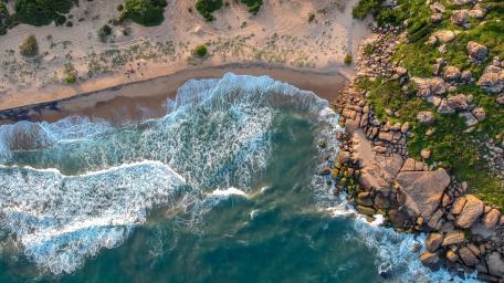 Sri Lanka beach from above wallpaper