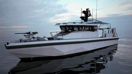 Advanced Stealth Military Vessel Wallpaper wallpaper