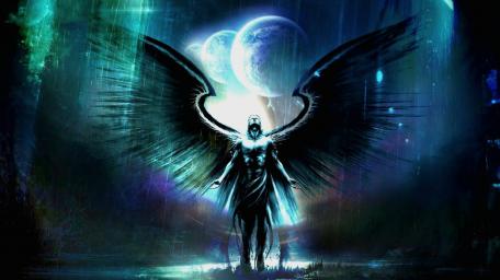 Angel of Galaxy life wallpaper