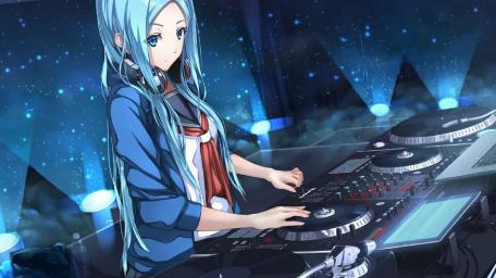 Anime deejay girl wallpaper