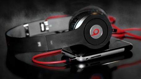 Music Vibes with Headphones and Phone wallpaper