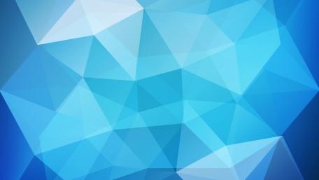 Cool Blue Low Poly Geometry Design wallpaper