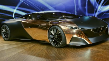 Sleek Future Vision of the Peugeot Onyx Supercar wallpaper