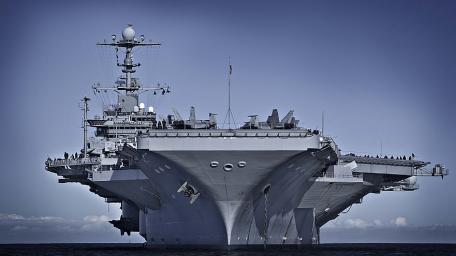 Aircraft Carrier Majesty at Sea wallpaper