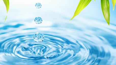 Tranquil Water Drops in Motion wallpaper