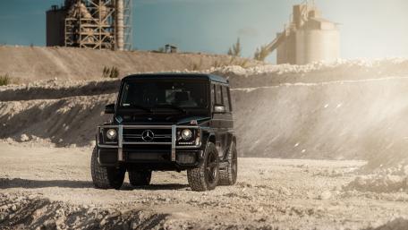 Powerful G-Class in a Rugged Landscape wallpaper