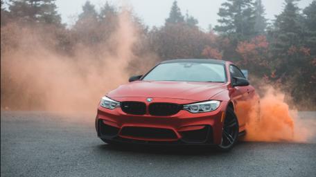 Red Fury in Motion wallpaper