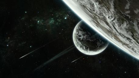 Mysterious Celestial Bodies wallpaper