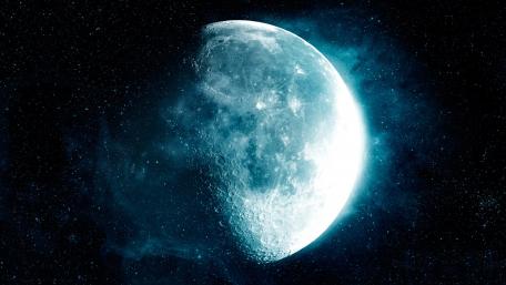 Blue Moon Mystery and Celestial Wonder wallpaper