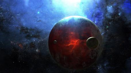 Mystical Cosmic Realms wallpaper