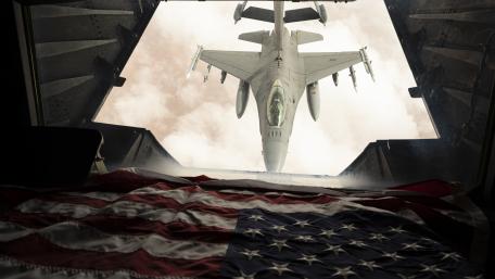 Thirsty F-16 wallpaper