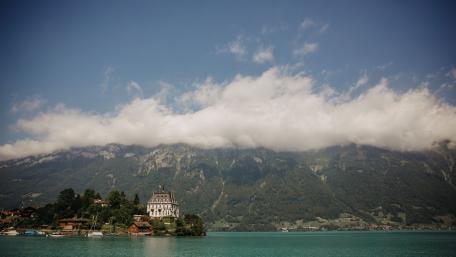 Iseltwald on Lake Brienz wallpaper