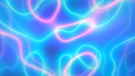 Neon Blue Abstraction Glow Artistry wallpaper