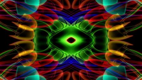 Vibrant Psychedelic Abstraction for Imaginative Spaces wallpaper