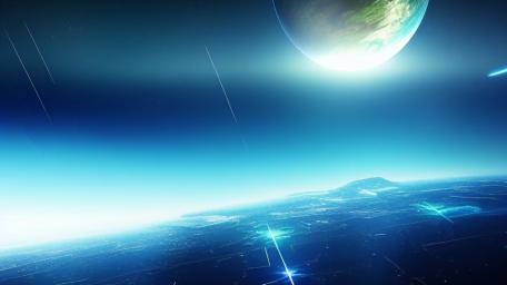 Cosmic Serenity Awaits Beyond Earth wallpaper