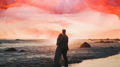Eternal Love Under Starry Skies wallpaper