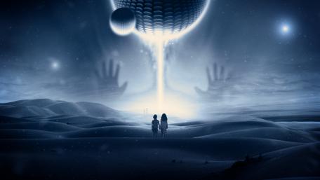Alien Dreams and Dunes Adventure wallpaper