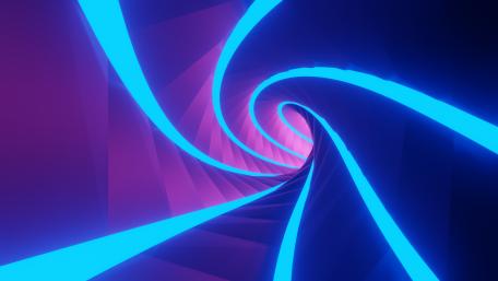 Neon Vortex Awakening wallpaper