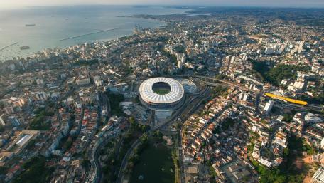 Aerial View of Itaipava Arena Fonte Nova wallpaper