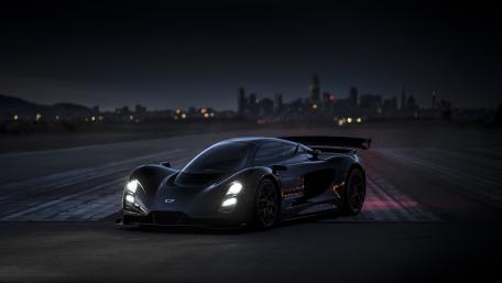 Czinger 21C at Dusk Elegance and Power Unleashed wallpaper