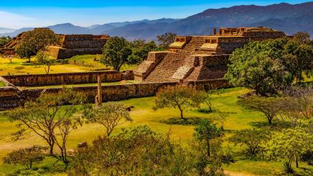 Monte Alban ancient city wallpaper