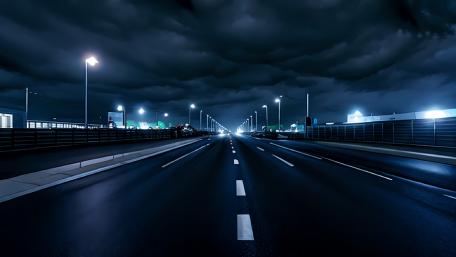 ai art: city at night wallpaper