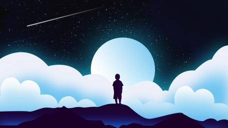 Alone kid wallpaper