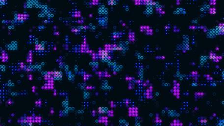 Neon Glitch Grid Aesthetic in 4K wallpaper