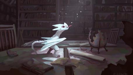 Baby dragon wallpaper