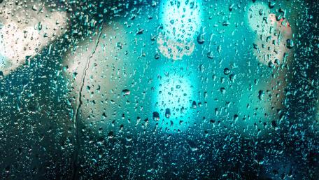 Rain-Kissed Window in Abstract Clarity wallpaper