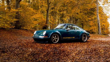 Autumn Splendor with Classic Porsche 911 wallpaper