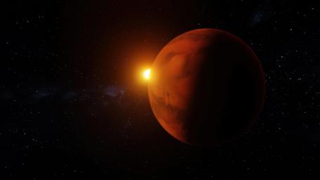 Radiant Mars in the Universe wallpaper