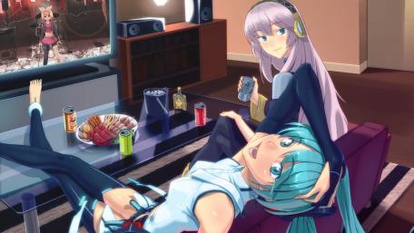 Vocaloid Virtual Chill Time wallpaper