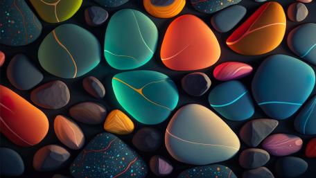 Abstract stones wallpaper