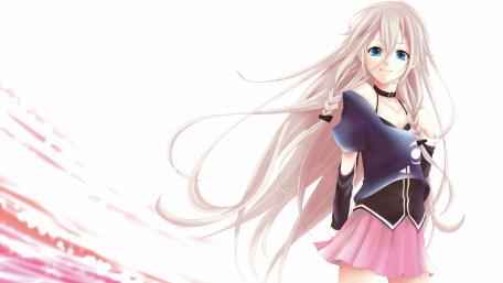 Charming Vocaloid Girl with Pink Hair Artwork wallpaper