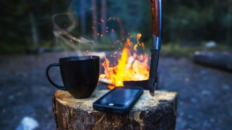 Campfire Vibes and Adventure Essentials wallpaper