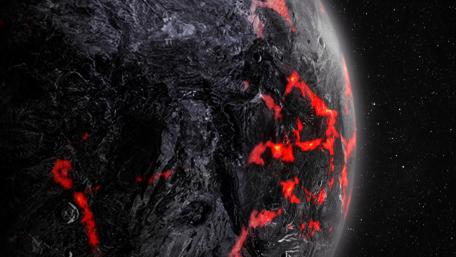 Lava planet wallpaper