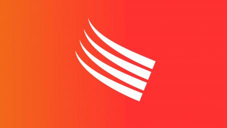 Bold Red Abstract Logo Design for Modern Brands wallpaper