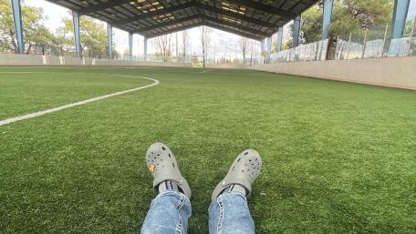 A Moment of Leisure on the Field wallpaper