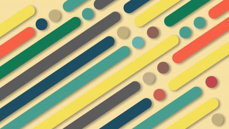 Coloured Shapes wallpaper