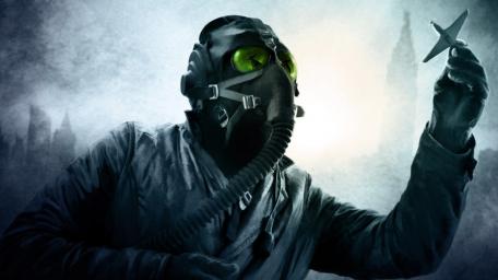 Mysterious Gas Mask Soldier Wallpaper wallpaper