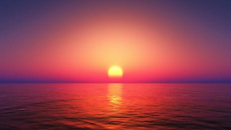 Blurry sunset wallpaper