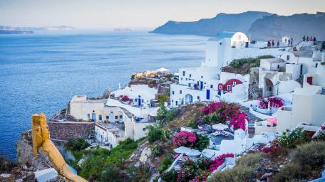 Santorini wallpaper