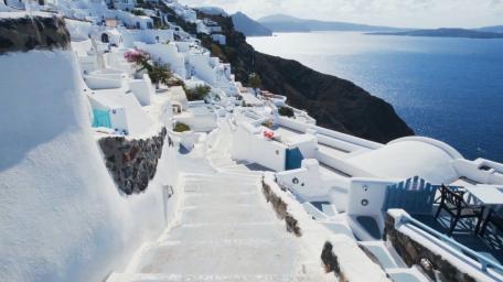 Santorini wallpaper