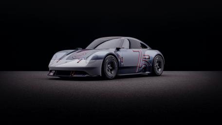 Sleek Porsche 356 in Darkness wallpaper